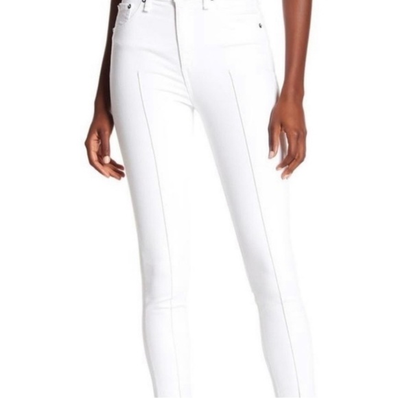 RAG & BONE | ✨NEW✨ High Rise Ankle Skinny Jeans in White Mason - Picture 2 of 9